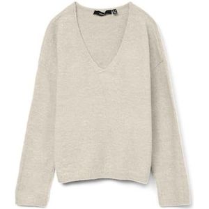 VERO MODA Dames Vmbesti Ls V-Neck Pullover Boo, berk, M