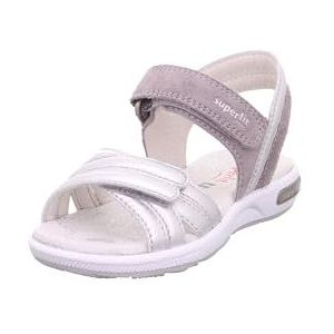 Superfit Emily Sandalen voor meisjes, Zilver lichtgrijs 9000, 26 EU