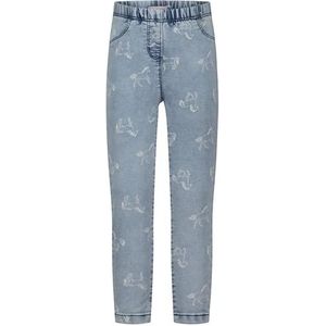 SALT AND PEPPER BY KIDS PARK Girls Jeans Jeggings Horse AOP, lichtblauw, 116