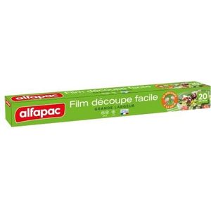 ALFAPAC - Folie, gemakkelijk met de hand gesneden, 20 m - grote breedte - gemaakt in Frankrijk