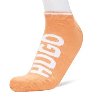 HUGO Sneakersokken voor heren, Medium Orange811, 43-46 EU