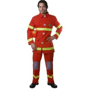 Dress Up America Rode Brandweerman Kostuum voor Volwassenen