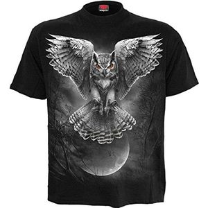 Spiral Wings Of Wisdom Trui met capuchon zwart S 100% katoen Everyday Goth, Gothic