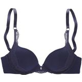 s.Oliver - BH - Donkerblauw - Full Cup - Push-up - Met Beugel