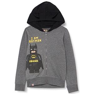 LEGO Batman M12010642 Sweatshirt met capuchon voor jongens, met volledige rits, 906, 116 kinderen, uniseks