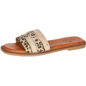 Mustang - Gezondheidsslippers - Beige/Luipaard - Dierenprint