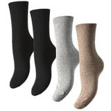 PIECES - PCMARTA - Huissokken - Grijs gemêleerd - 4 Pack