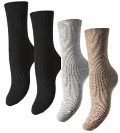 PIECES - PCMARTA - Huissokken - Grijs gemêleerd - 4 Pack