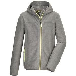 killtec jongens Gebreid fleecejack/fleecejack met capuchon KOW 364 BYS KNTFLC JCKT, dark moss, 176, 42157-000