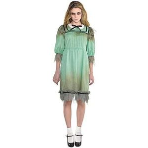 (PKT) (9904696) Volwassen Dames Dreadful Darling Costume Dress (UK 8-10)