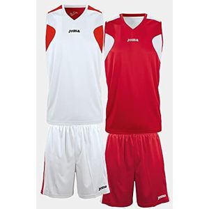 Joma Reversible Basket Set Basketball Tricotset rood-wit kinderen rood-wit, 116/128 (6-8)