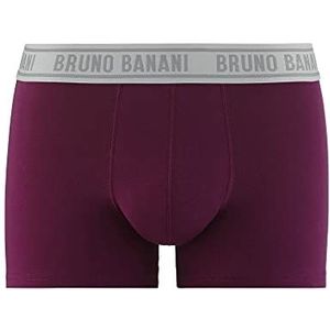 bruno banani Heren Short Uni Paper Snake Boxershorts, pruim, 8XXL