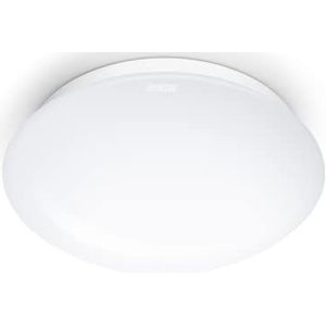 Steinel Led-Binnenlamp Met Sensor Rs 16 L, Hf-Sensor, Registratiehoek Van 360°, Reikwijdte: 3-8 M, E27-Fitting, Ip44, Opaalglas, Wit, 27.5 x 27.5 x 9.5 cm