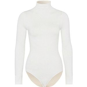 FALKE Dames Shapewear bodysuit Rich Cotton W BO Zachte Stof Lichaam met lange mouwen 1 Stuk, Wit (Ivory 2179), L 44-46