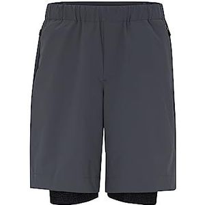 BOSS Men's S_Run3 Shorts Flat Packed, Dark Grey, 56, dark grey, 56