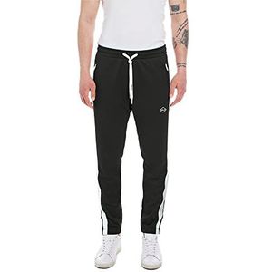 Replay Joggingbroek voor heren met trekkoord, Black 098, XL