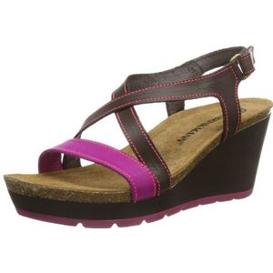 Dr. Brinkmann Dames 710627 slingback sandalen, Braun Braun Fuchsia 2, 41 EU