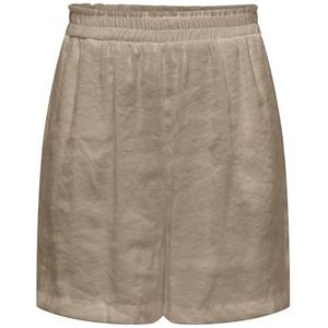 ONLY Onliris Modal Hw Noos WVN Shorts voor dames, silver mink, L