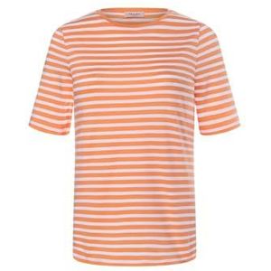 T-shirt ronde hals 1/2 mouw, apricot, 44