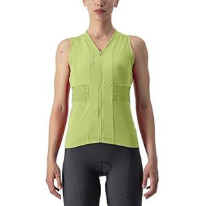 CASTELLI tanktop dames, Groen (Bright Lime/Absinthe), S