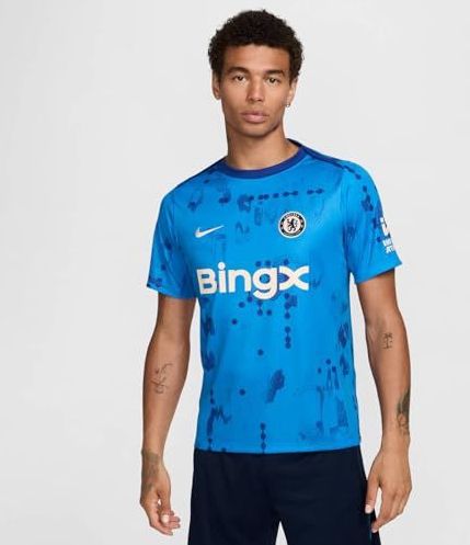 Nike - Dri-FIT - Sporttop - Korte Mouwen - Blauw - Polyester