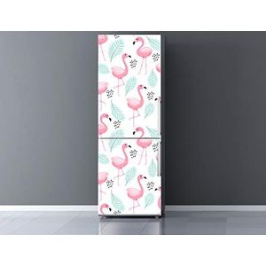Oedim – vinyl voor koelkast Flamingo 185 x 70 cm | sterk en eenvoudig aan te brengen | Decoratieve stickers in elegant design