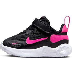 NIKE Revolution 7, sneakers voor kinderen, zwart/roze/wit (Black Hyper, 18.5 EU