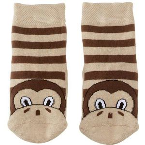 Country Kids Baby (Unisex Sokken Slipper Sock Monkey, bruin (brown), 68 cm (3-12 Maanden)