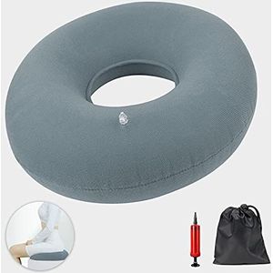 JHY - Aambeien Zitkussen - Opblaasbaar - Orthopedisch Rond Kussen