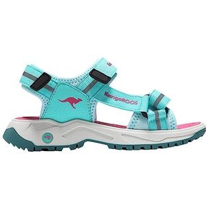 KangaROOS Dames K-AS Elwi sandaal, Ocean/Daisy pink, 36 EU, Ocean Daisy Pink, 36 EU