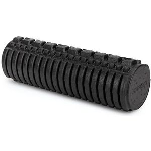 TREXO Massage Roller Professional Trigger Points 45 x 15 cm in zwart van EPP-schuim hoge hardheidsschaal roller met tongen ideaal voor massage intensieve en effectieve spiermassage