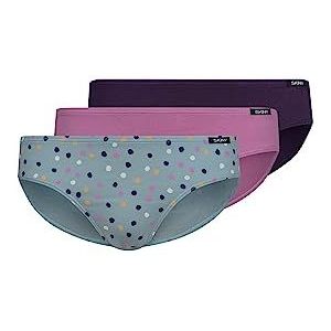 Skiny Girls Panty 3 Pack Cotton Multipacks, Aquamarine Dots Selection, 140 cm