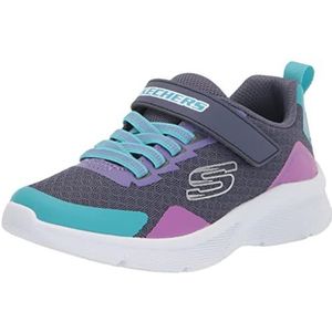 Skechers 302348l Ccmt Sneaker voor meisjes, Houtskool Synthetische Multi Trim
