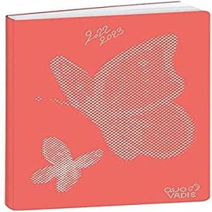 Quo Vadis - Collectie: Butterfly EUROTEXTAGENDA – schoolagenda – dagkalender – 12 x 17 cm – meertalige uitgave – 12 maanden augustus – juli – vlinder – jaar 2022 – 2023