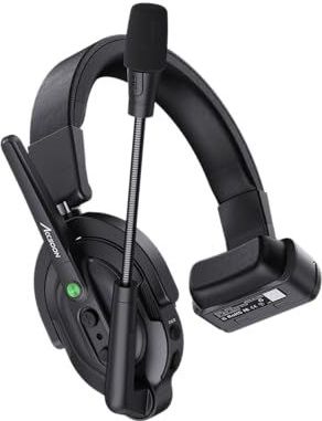 Accsoon - Como Host Headset - Dual-Mic-omgevingsruisonderdrukking voor heldere spraakkwaliteit - Ergonomisch ontwerp - 400 meter bereik