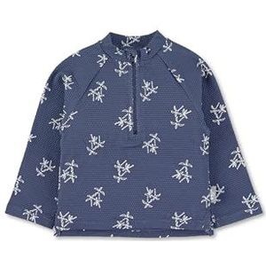 Sterntaler Zwemshirt met lange mouwen voor jongens, palmen, blauw, 86 cm