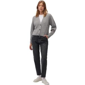 Mavi Stitch Gedetailleerde damesvest, grijs gemêleerd, S, gemengd grijs, S