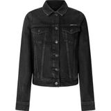 Pepe Jeans SLIM JACKET Damesjas, zwart (Denim-9F0), L, Zwart (Denim-9F0), L