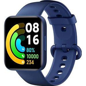 POCO Watch (Blue), SpO2-meting, hartslag, AMOLED-display, 1,6 inch, GPS, ATM-waterbestendigheid, blauw, Italiaanse versie