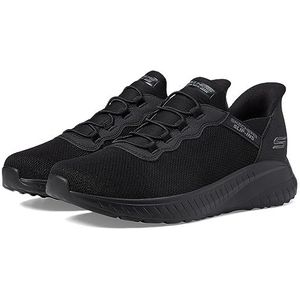 Skechers Bobs Squad Chaos-Daily Hype Herensneaker, instapper, Zwart/Zwart, 6.5 Wide