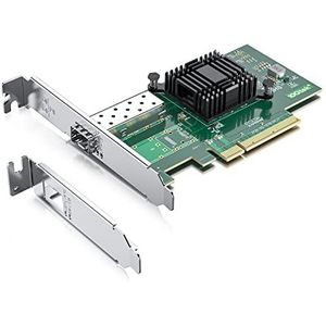 10Gtek 10GbE PCIE Network Card for Intel X520-DA1, 82599EN Chip, Single SFP+ Ports, 10Gbit PCI Express x8 LAN Adapter, 10Gb NIC for Windows Server/Linux/VMware
