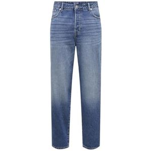 ONLY & SONS ONSFIVE Baggy Box DNM, donkerblauw (dark blue denim), 32W / 30L