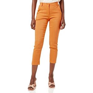 Pinko Bello 123 canvasbroek, A69_oranje-carota, maat 40 voor dames