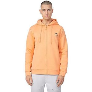 4F Sweatshirt voor heren, zalm koraal, XXL