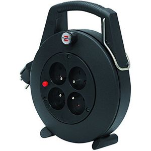 Brennenstuhl confort-line cl-l ENROULEUR ÉLECTRIQUE 5 m H05VV-F 3 G1,0, zwart, 1102501