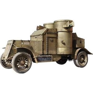 Mini Art 39023 1:35 pantserspuw. 1918 Dunsterf. Int Kit - getrouwe replica, modelbouw, plastic bouwpakket, knutselen, hobby, lijmen, modelbouwset, montage, ongelakt