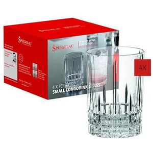 Spiegelau 4500172 Korte gemengde drankglazen, set van 4, kristal, 240 ml, Perfect Serve, 4500172