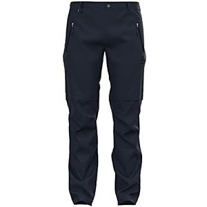 Odlo Heren Wedgemount Zip-Off Hikingbroek, donker saffier, maat 46