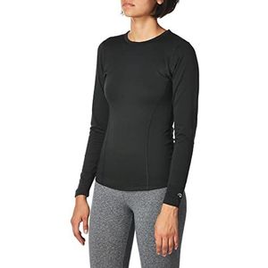 Duofold Dames Kew3 Zwaargewicht dubbellaags thermisch shirt, Zwart, S