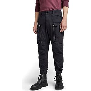 G-STAR RAW Longpocket Zip Relaxed Tapered Cargo Pants Boxershorts voor kinderen en heren, zwart (Caviar D21978-9288-D301), 30